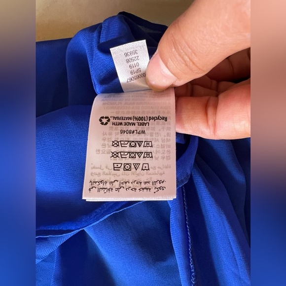 INC Womens Blouse Long Sleeve Off-The-Shoulder Tie Dye Top Shirt Multi S $70 NWT - Picture 15 of 16